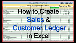 Read more about the article Sales and Customer Ledger in Excel