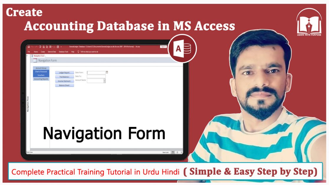 Read more about the article How to Use Navigation Form in MS Access ||Professional Accounting Database Urdu Hindi Tutorial P10